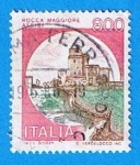 Stamps Italy -  Rocca maggiore Assisi