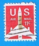 Stamps United States -  Avion