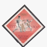Stamps Hungary -  Tokio 64