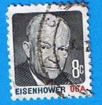 Sellos de America - Estados Unidos -  Eisenhower