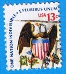 Stamps United States -  Aguila y Escudo