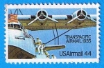 Stamps United States -  Transpacific Airmail 1935