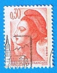 Stamps France -  Personaje