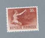 Stamps : Asia : Indonesia :  Teleoperadora
