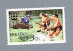 Stamps Bhutan -  Ice Hockey