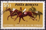Sellos de Europa - Rumania -  Carrera de caballos