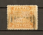 Stamps America - United States -  Hawaii / Escudo de Hawaii
