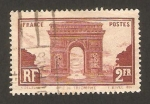 Stamps France -  arco del triunfo