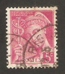 Stamps France -  dios mercurio