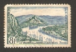 Stamps France -  valle de seine con andelys y castillo gaillard