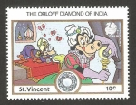 Stamps America - Saint Vincent and the Grenadines -  Orloff  y el diamante de la India