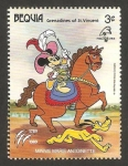 Stamps America - Saint Vincent and the Grenadines -  Bequia - Minnie, de María Antonieta