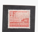 Stamps Hungary -  Plan de construcción