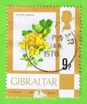 Stamps : Europe : Gibraltar :  Coronilla valentina