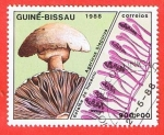 Stamps Africa - Guinea Bissau -  Agaricus bisporus