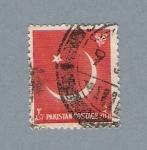 Stamps Pakistan -  Estrella y Luna
