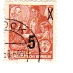 Stamps Germany -  Alemania Oriental