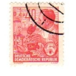 Stamps Germany -  Alemania Oriental