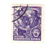 Stamps Germany -  Alemania Oriental