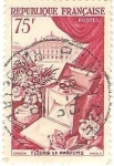 Stamps : Europe : France :  Fleure Parfums 1956