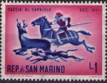 Stamps San Marino -  Caza