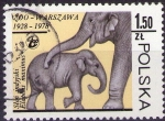 Sellos de Europa - Polonia -  Elefante