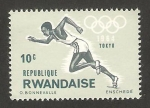 Sellos del Mundo : Africa : Rwanda : olimpiadas de tokio 1964