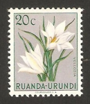 Stamps Rwanda -  flora, vellozia