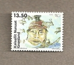 Stamps Europe - Greenland -  Asiaq, señora del tiempo
