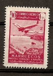 Stamps Africa - Morocco -  Paisajes y avion en vuelo