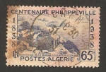 Stamps Algeria -  centº de philippeville, golfo de stora y ruinas de russicada
