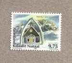 Sellos de Europa - Groenlandia -  Iglesia azul en Sisimlut