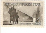 Stamps United States -  world refuge year