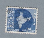 Stamps : Asia : India :  Escudo 