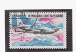 Stamps Central African Republic -  Beechcraft baron