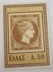 Stamps Greece -  Grecia 1961 Scott 722 Sello Nuevo Mercurio