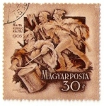 Stamps Hungary -  Hungría 1953 Scott 1044 Sello Guerra Rajta Kuruc Rasta Usado