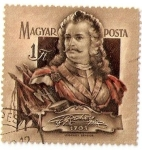 Stamps Hungary -  Hungría 1953 Scott 1047 Sello Personaje usado