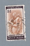 Stamps : Asia : India :  Escultura
