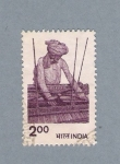 Stamps : Asia : India :  Tejedora