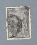 Stamps : Asia : India :  Mujer Indú