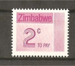 Sellos de Africa - Zimbabwe -  Serie Basica.