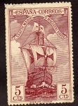 Stamps Spain -  Santa Maria 