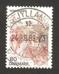 Stamps Denmark -  vista de copenague