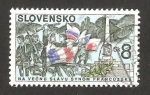 Sellos de Europa - Eslovaquia -  50 anivº del levantamiento nacional eslovaco