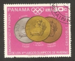 Sellos de America - Panam� -  449 - Homenaje a los ganadores de las Olimpiadas de Invierno en Grenoble 