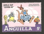Stamps : America : Anguila :  Mundial de fútbol España 82