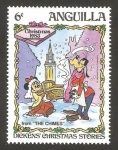 Stamps : America : Anguila :  Navidad 83,  Dickens historias de navidad, repicar de campanas