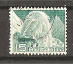 Stamps Switzerland -  Serie Basica./ Maquina quitanieves.