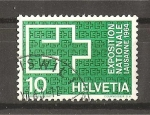 Stamps Switzerland -  Propaganda para la exposicion de Lausane de 1964.